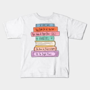 YA book stack Kids T-Shirt